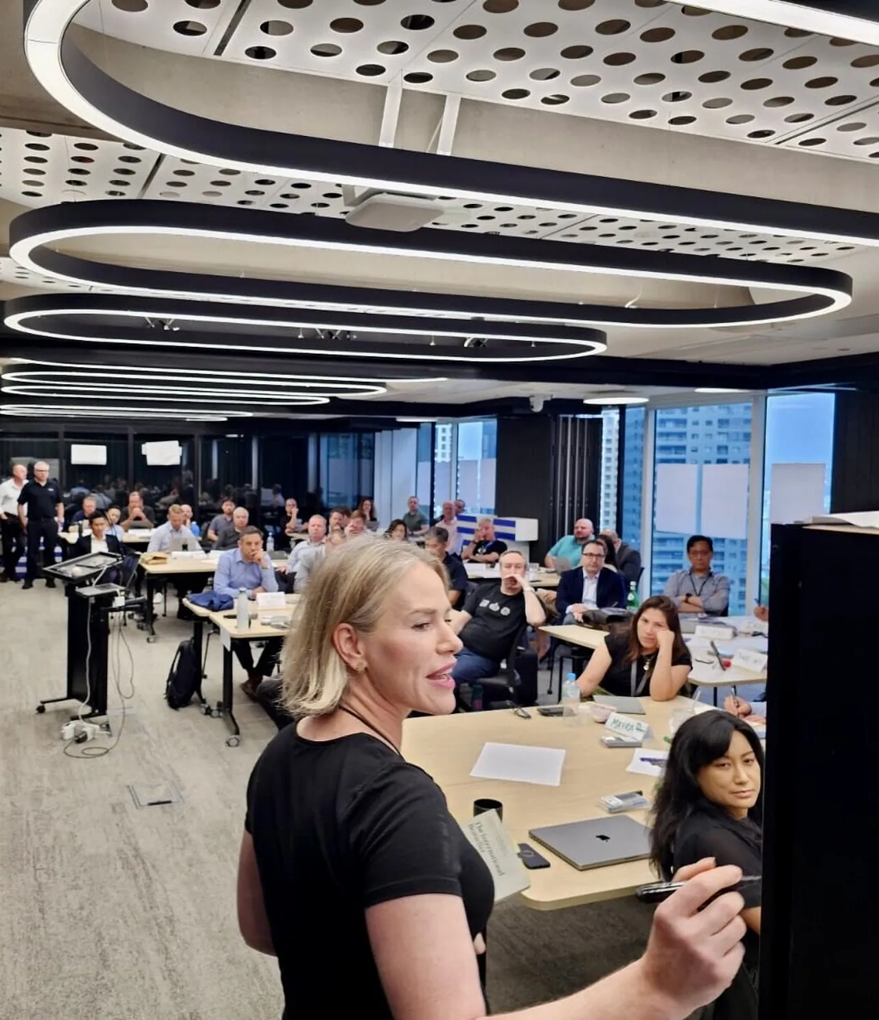 Capability workshop with sales team in session